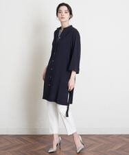 PYLGS07240 CHRISTIAN AUJARD(小さいサイズ)(メゾン ドゥ サンク) ストレッチスティックパンツ ライトベージュ