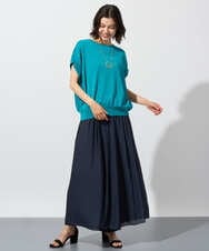 PYLHE26400 CHRISTIAN AUJARD(小さいサイズ)(メゾン ドゥ サンク) [セットアップ対応/2WAY]タイルプリントパンツ ライトブルー