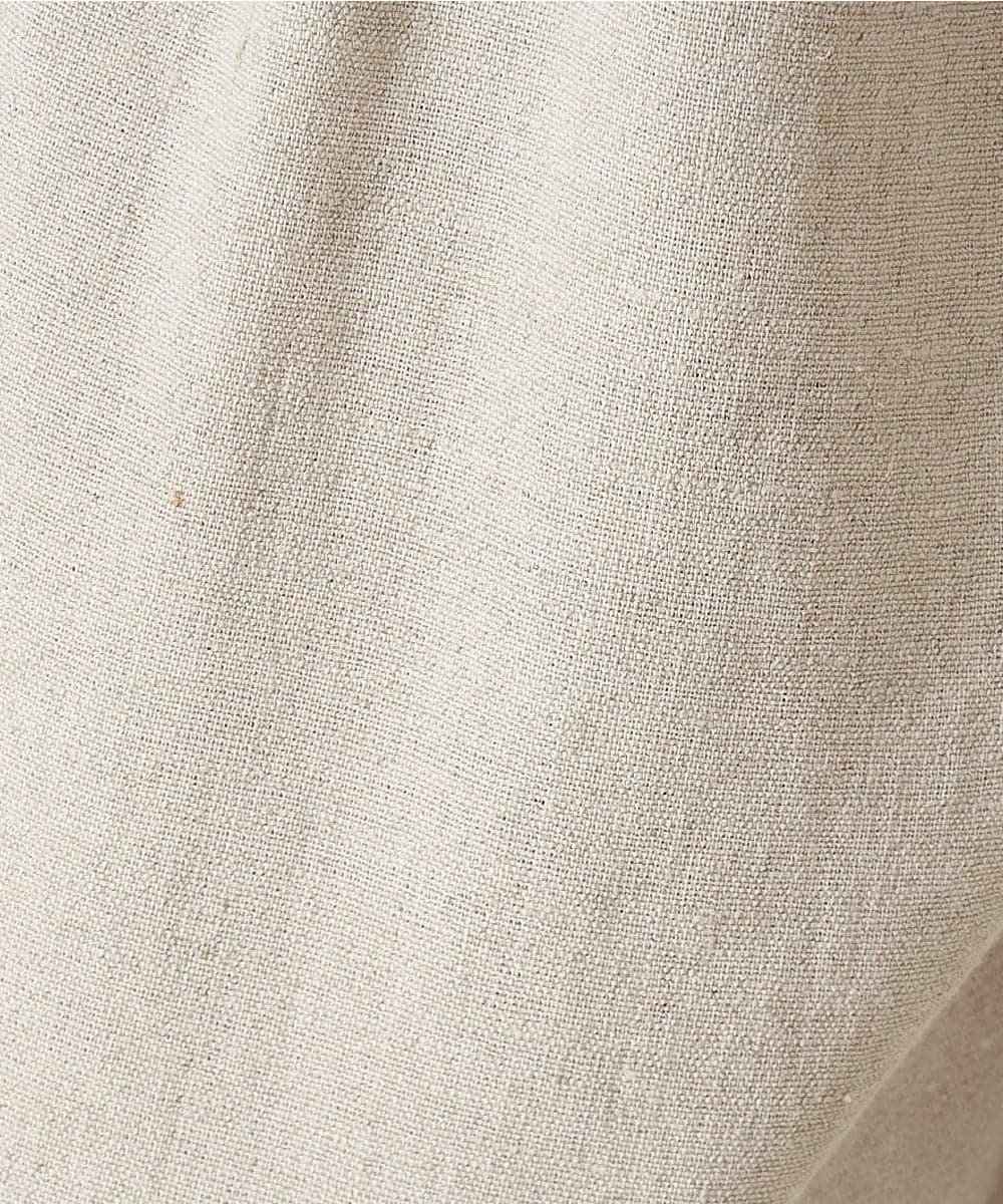 PYLHP24270 CHRISTIAN AUJARD(小さいサイズ)(メゾン ドゥ サンク) タック入りリネンパンツ ベージュ