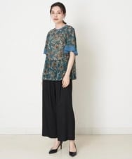 PYLHP24270 CHRISTIAN AUJARD(小さいサイズ)(メゾン ドゥ サンク) タック入りリネンパンツ ベージュ