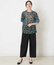 PYLHP24270 CHRISTIAN AUJARD(小さいサイズ)(メゾン ドゥ サンク) タック入りリネンパンツ ベージュ