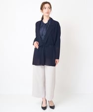 PYLHW19290 CHRISTIAN AUJARD(小さいサイズ)(メゾン ドゥ サンク) シンプルセミワイドパンツ ライトグレー