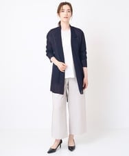 PYLHW19290 CHRISTIAN AUJARD(小さいサイズ)(メゾン ドゥ サンク) シンプルセミワイドパンツ ライトグレー