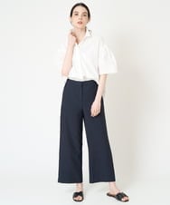PYLHW19290 CHRISTIAN AUJARD(小さいサイズ)(メゾン ドゥ サンク) シンプルセミワイドパンツ ライトグレー