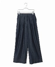 PYLJB10330 CHRISTIAN AUJARD(小さいサイズ)(メゾン ドゥ サンク) [セットアップ対応]ライトデニムパンツ ネイビー