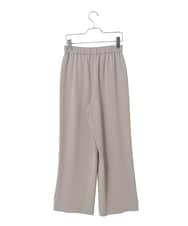 PYLJB19270 CHRISTIAN AUJARD(小さいサイズ)(メゾン ドゥ サンク) タック入りセミワイドパンツ グレージュ