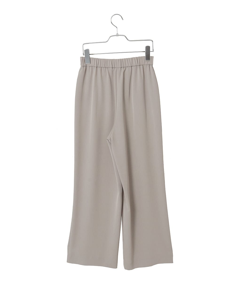 PYLJB19270 CHRISTIAN AUJARD(小さいサイズ)(メゾン ドゥ サンク) タック入りセミワイドパンツ グレージュ