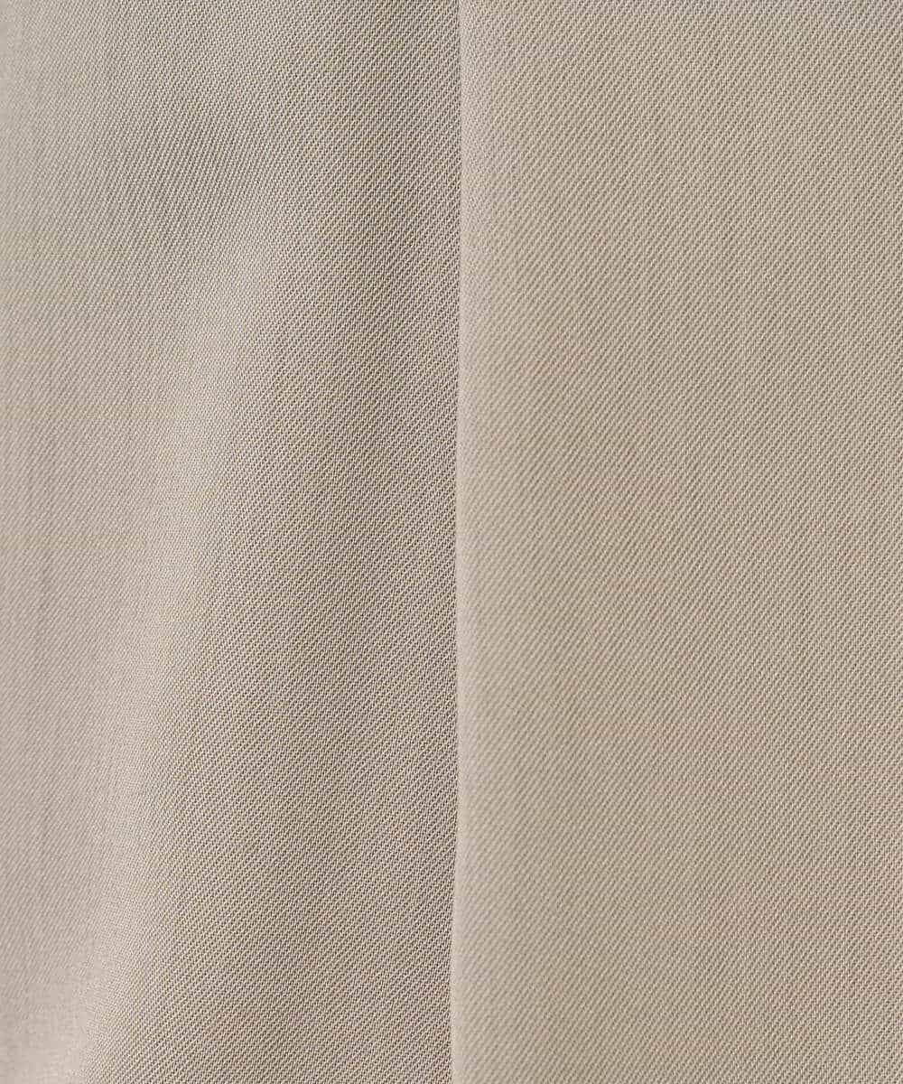 PYLJB19270 CHRISTIAN AUJARD(小さいサイズ)(メゾン ドゥ サンク) タック入りセミワイドパンツ グレージュ