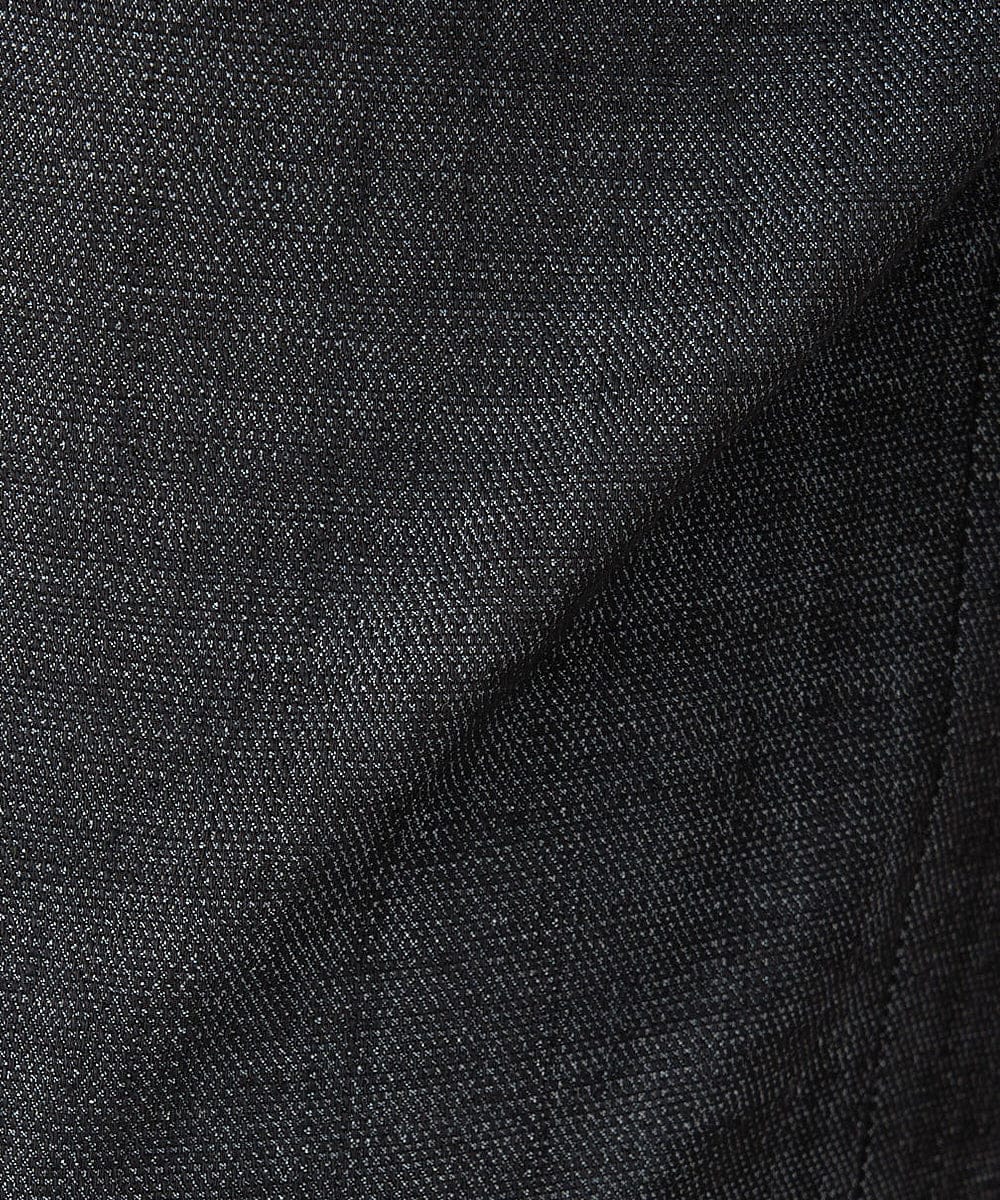 PYLJS21330 CHRISTIAN AUJARD(小さいサイズ)(メゾン ドゥ サンク) [セットアップ対応]ステッチデザインセミワイドパンツ ブラウン