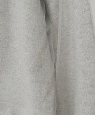 PYSAD15490 CHRISTIAN AUJARD(小さいサイズ)(メゾン ドゥ サンク) チュール重ねニットブルゾン ライトグレー