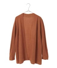 PYSAD37450 CHRISTIAN AUJARD(小さいサイズ)(メゾン ドゥ サンク) [アンサンブル対応]カシミヤシルクニットカーディガン ライム