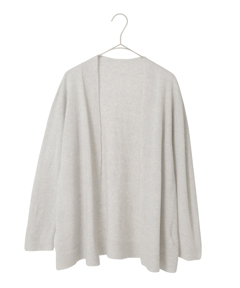 PYSAD37450 CHRISTIAN AUJARD(小さいサイズ)(メゾン ドゥ サンク) [アンサンブル対応]カシミヤシルクニットカーディガン ライム