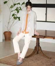 PYSAD37450 CHRISTIAN AUJARD(小さいサイズ)(メゾン ドゥ サンク) [アンサンブル対応]カシミヤシルクニットカーディガン ライム