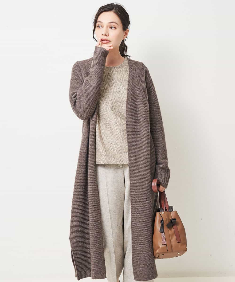 Christian Aujard 小さいサイズ メゾン ドゥ サンク ショップ人気 カシミヤ混ホールガーメントロングコーディガン イトキン オンラインストア