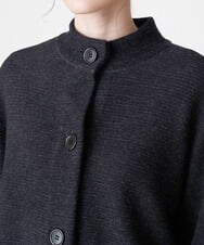 PYSAW08560 CHRISTIAN AUJARD(小さいサイズ)(メゾン ドゥ サンク) ドルマンスリーブニットジャケット ブラック
