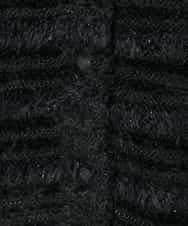 PYSCD01630 CHRISTIAN AUJARD(小さいサイズ)(メゾン ドゥ サンク) ファンシーツイードニットジャケット ブラック