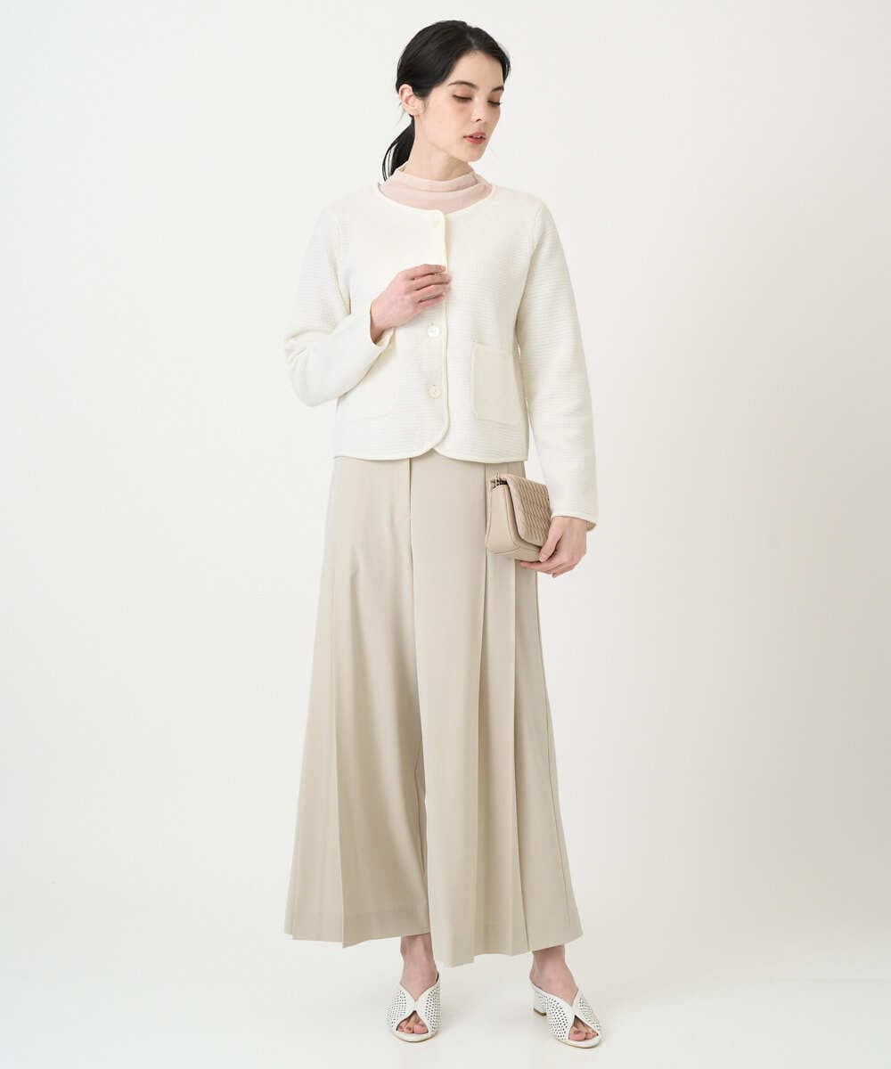 PYSEE10460 CHRISTIAN AUJARD(小さいサイズ)(メゾン ドゥ サンク) ツィーディーニットジャケット ネイビー