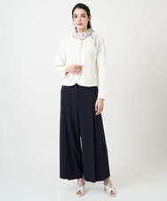 PYSEE10460 CHRISTIAN AUJARD(小さいサイズ)(メゾン ドゥ サンク) ツィーディーニットジャケット ネイビー