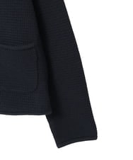 PYSEE10460 CHRISTIAN AUJARD(小さいサイズ)(メゾン ドゥ サンク) ツィーディーニットジャケット ネイビー