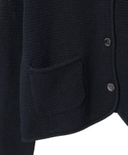 PYSEE10460 CHRISTIAN AUJARD(小さいサイズ)(メゾン ドゥ サンク) ツィーディーニットジャケット ネイビー