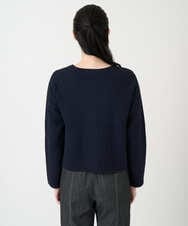 PYSEE10460 CHRISTIAN AUJARD(小さいサイズ)(メゾン ドゥ サンク) ツィーディーニットジャケット ネイビー