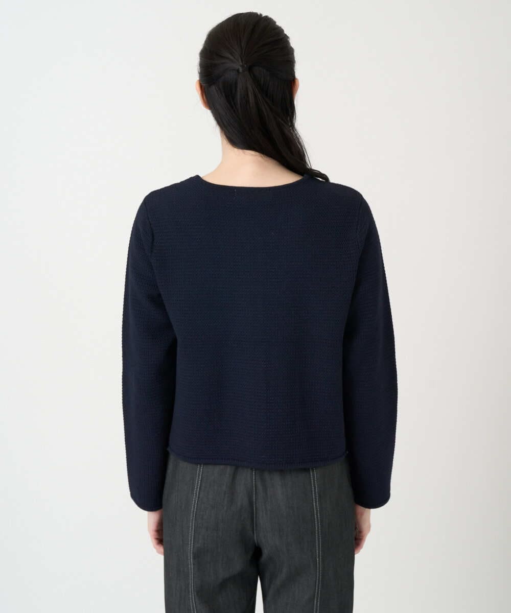 PYSEE10460 CHRISTIAN AUJARD(小さいサイズ)(メゾン ドゥ サンク) ツィーディーニットジャケット ネイビー