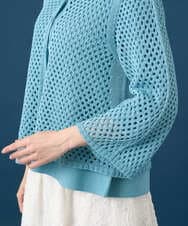 PYSGD22330 CHRISTIAN AUJARD(小さいサイズ)(メゾン ドゥ サンク) リネンライクニットカーディガン ホワイト