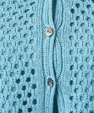 PYSGD22330 CHRISTIAN AUJARD(小さいサイズ)(メゾン ドゥ サンク) リネンライクニットカーディガン ホワイト