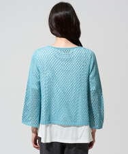 PYSGD22330 CHRISTIAN AUJARD(小さいサイズ)(メゾン ドゥ サンク) リネンライクニットカーディガン ホワイト