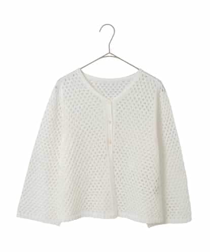 PYSGD22330 CHRISTIAN AUJARD(小さいサイズ) リネンライクニットカーディガン