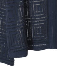 PYSGE10490 CHRISTIAN AUJARD(小さいサイズ)(メゾン ドゥ サンク) スクエアージャカード羽織り アイボリー