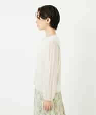 PYSHA05400 CHRISTIAN AUJARD(小さいサイズ)(メゾン ドゥ サンク) [アンサンブル対応]ドライタッチニット羽織り ベージュ