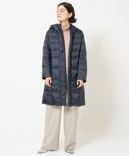 PYVAB43810 CHRISTIAN AUJARD(小さいサイズ)(メゾン ドゥ サンク) [軽い･暖か･撥水性･防風性]フード付ロングダウンコート カーキ