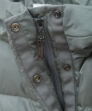PYVAB43810 CHRISTIAN AUJARD(小さいサイズ)(メゾン ドゥ サンク) [軽い･暖か･撥水性･防風性]フード付ロングダウンコート カーキ