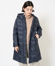 PYVAB43810 CHRISTIAN AUJARD(小さいサイズ)(メゾン ドゥ サンク) [軽い･暖か･撥水性･防風性]フード付ロングダウンコート カーキ