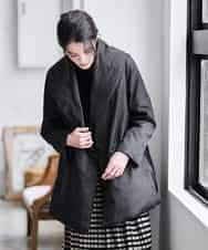 PYVAD43800 CHRISTIAN AUJARD(小さいサイズ)(メゾン ドゥ サンク) [暖か･軽い]ミドル丈ダウンコート アイボリー