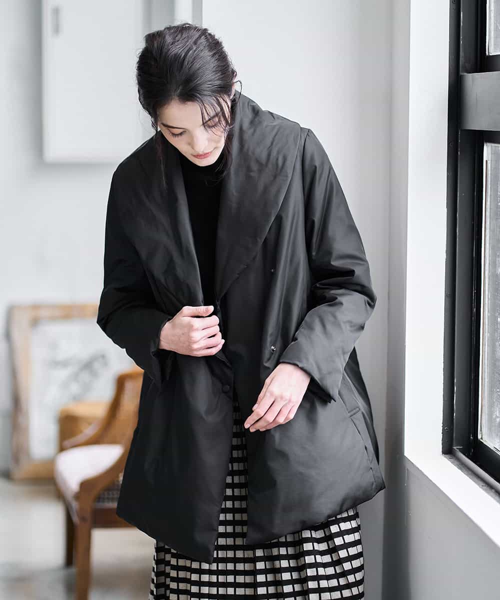 PYVAD43800 CHRISTIAN AUJARD(小さいサイズ)(メゾン ドゥ サンク) [暖か･軽い]ミドル丈ダウンコート アイボリー