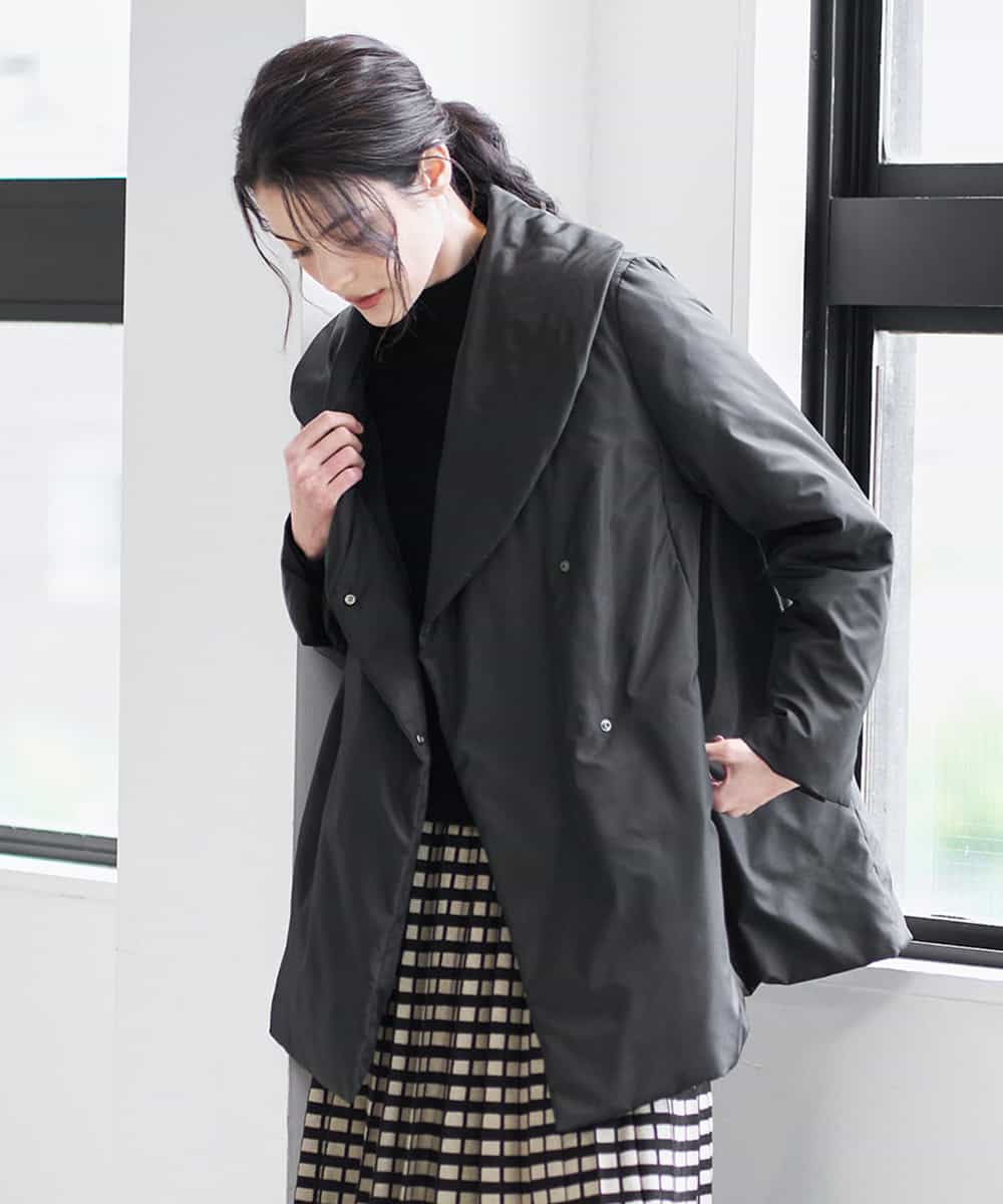 PYVAD43800 CHRISTIAN AUJARD(小さいサイズ)(メゾン ドゥ サンク) [暖か･軽い]ミドル丈ダウンコート アイボリー