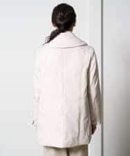 PYVAD43800 CHRISTIAN AUJARD(小さいサイズ)(メゾン ドゥ サンク) [暖か･軽い]ミドル丈ダウンコート アイボリー