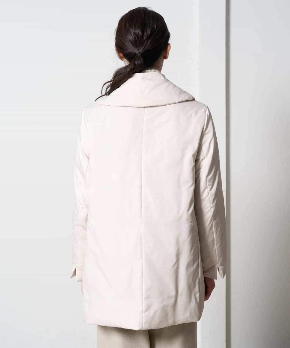 PYVAD43800 CHRISTIAN AUJARD(小さいサイズ)(メゾン ドゥ サンク) [暖か･軽い]ミドル丈ダウンコート アイボリー