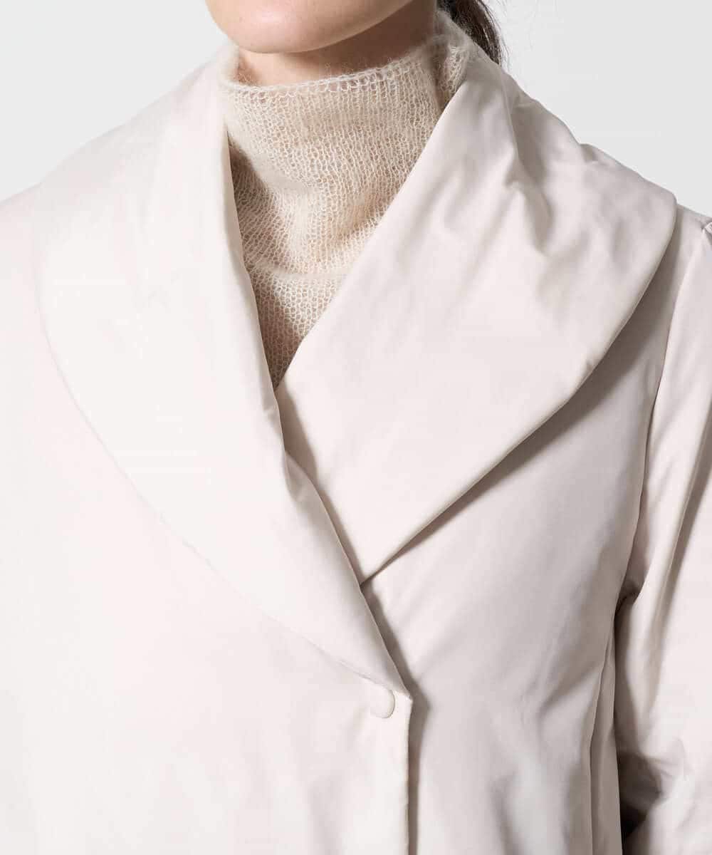 PYVAD43800 CHRISTIAN AUJARD(小さいサイズ)(メゾン ドゥ サンク) [暖か･軽い]ミドル丈ダウンコート アイボリー