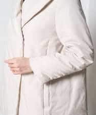 PYVAD43800 CHRISTIAN AUJARD(小さいサイズ)(メゾン ドゥ サンク) [暖か･軽い]ミドル丈ダウンコート アイボリー