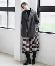 PYVAD43800 CHRISTIAN AUJARD(小さいサイズ)(メゾン ドゥ サンク) [暖か･軽い]ミドル丈ダウンコート アイボリー