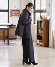 PYVAD43800 CHRISTIAN AUJARD(小さいサイズ)(メゾン ドゥ サンク) [暖か･軽い]ミドル丈ダウンコート アイボリー