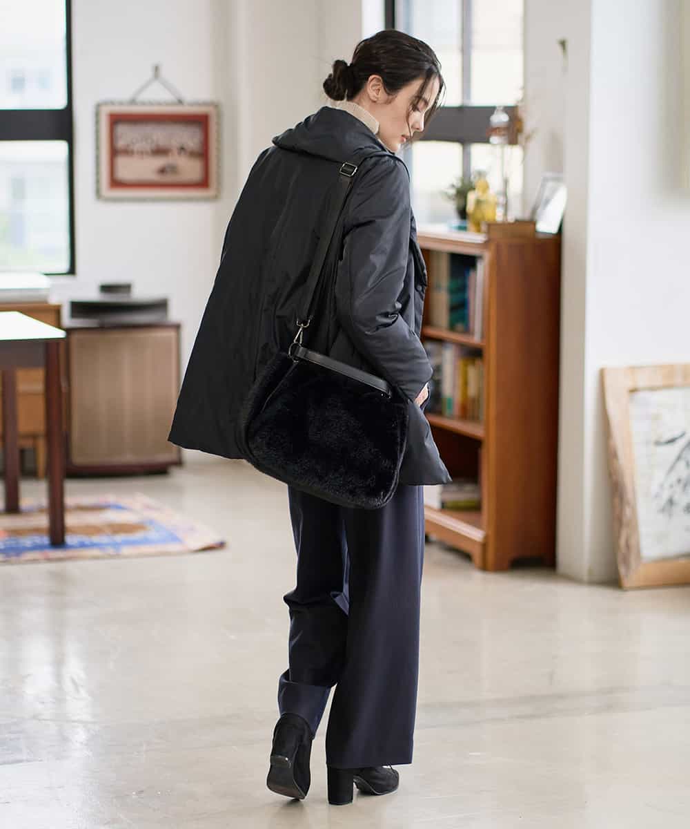 PYVAD43800 CHRISTIAN AUJARD(小さいサイズ)(メゾン ドゥ サンク) [暖か･軽い]ミドル丈ダウンコート アイボリー