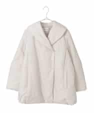 PYVAD43800 CHRISTIAN AUJARD(小さいサイズ)(メゾン ドゥ サンク) [暖か･軽い]ミドル丈ダウンコート アイボリー