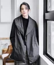 PYVAD43800 CHRISTIAN AUJARD(小さいサイズ)(メゾン ドゥ サンク) [暖か･軽い]ミドル丈ダウンコート ブラック