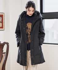 PYVAD44900 CHRISTIAN AUJARD(小さいサイズ)(メゾン ドゥ サンク) [暖か･軽い]フーディーダウンコート ブラック