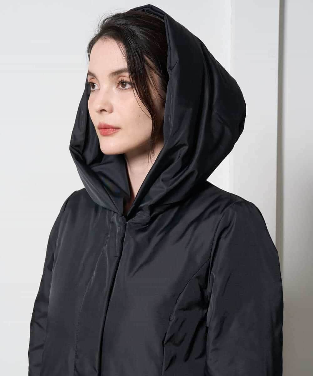 PYVAD44900 CHRISTIAN AUJARD(小さいサイズ)(メゾン ドゥ サンク) [暖か･軽い]フーディーダウンコート ブラック