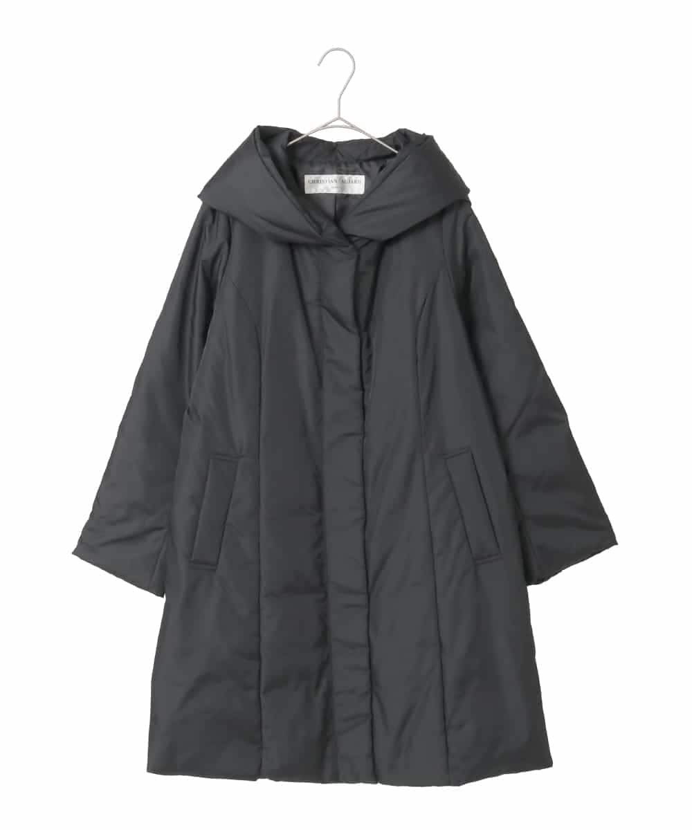 PYVAD44900 CHRISTIAN AUJARD(小さいサイズ)(メゾン ドゥ サンク) [暖か･軽い]フーディーダウンコート ブラック